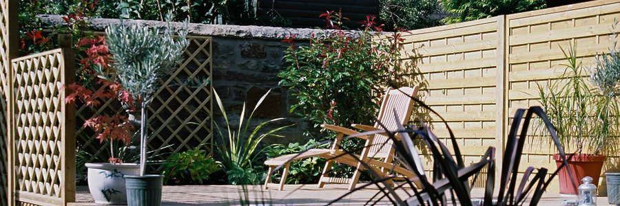 Edinburgh Garden Fence Landscaper Design